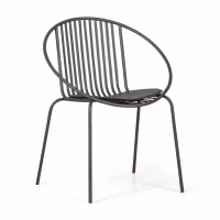 Silla Metálica Bali - Resistente y moderna para exterior e interior - Mueble Design