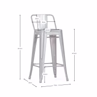 Réplica taburete Tolix de 66 cm - Mueble Design