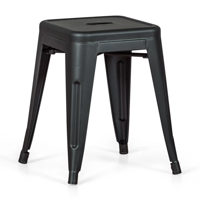 Kruk industrieel Bistro 45CM Mat - Industriële stoelen en krukken