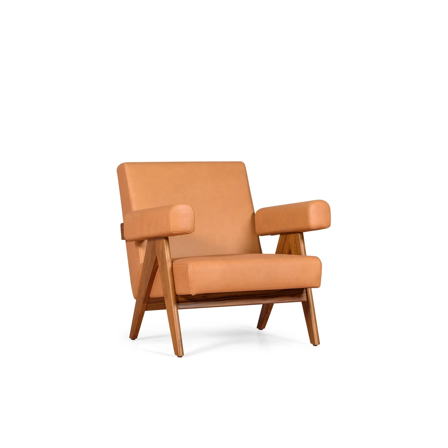Bekväm loungefåtölj Compass - Retro vintage elegans Mobelarium