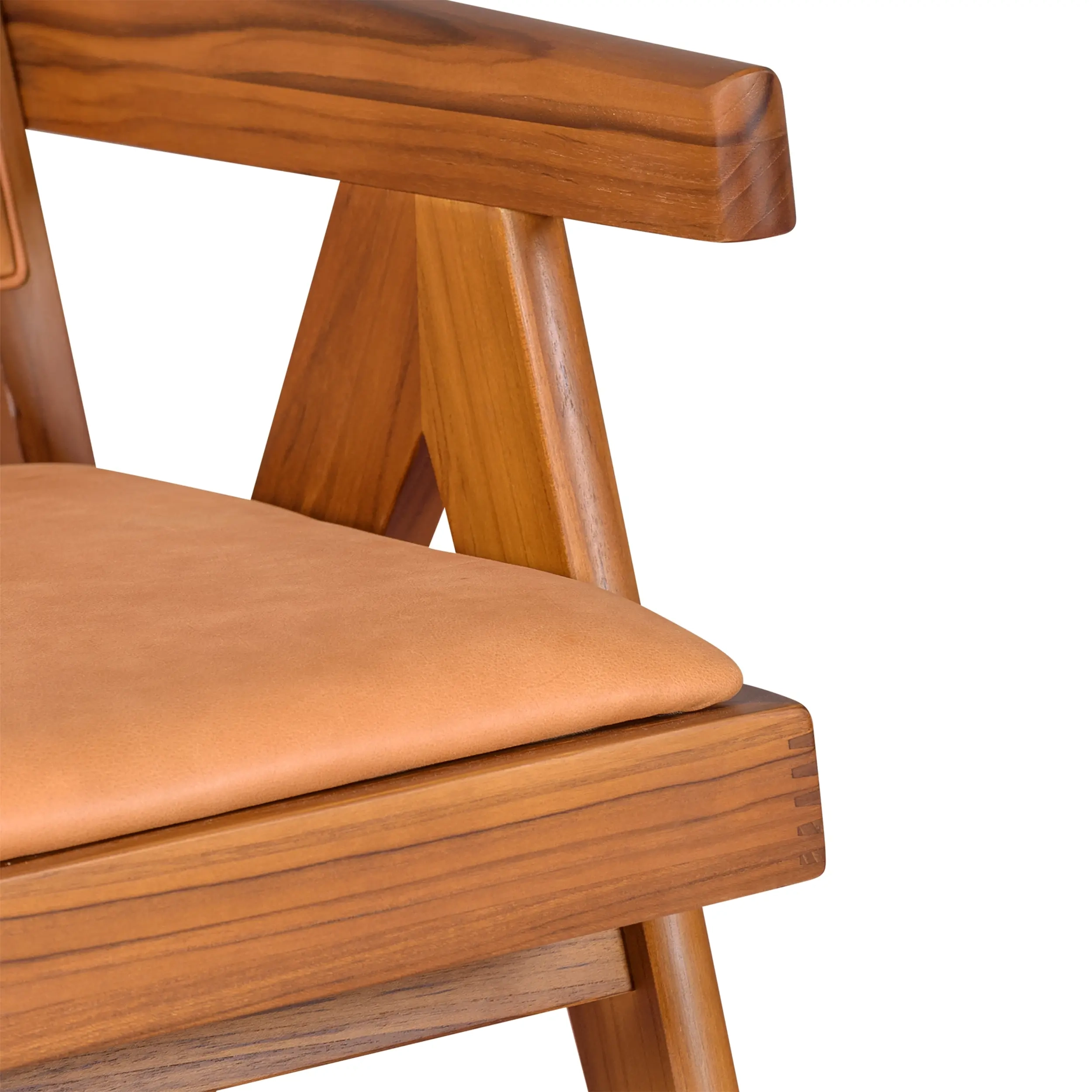 Lounge armchair Compass - Retro-vintage in Italian leather - Mueble Design