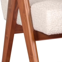 Chaise Compass - Design rétro en bois de teck - Meubles Concept