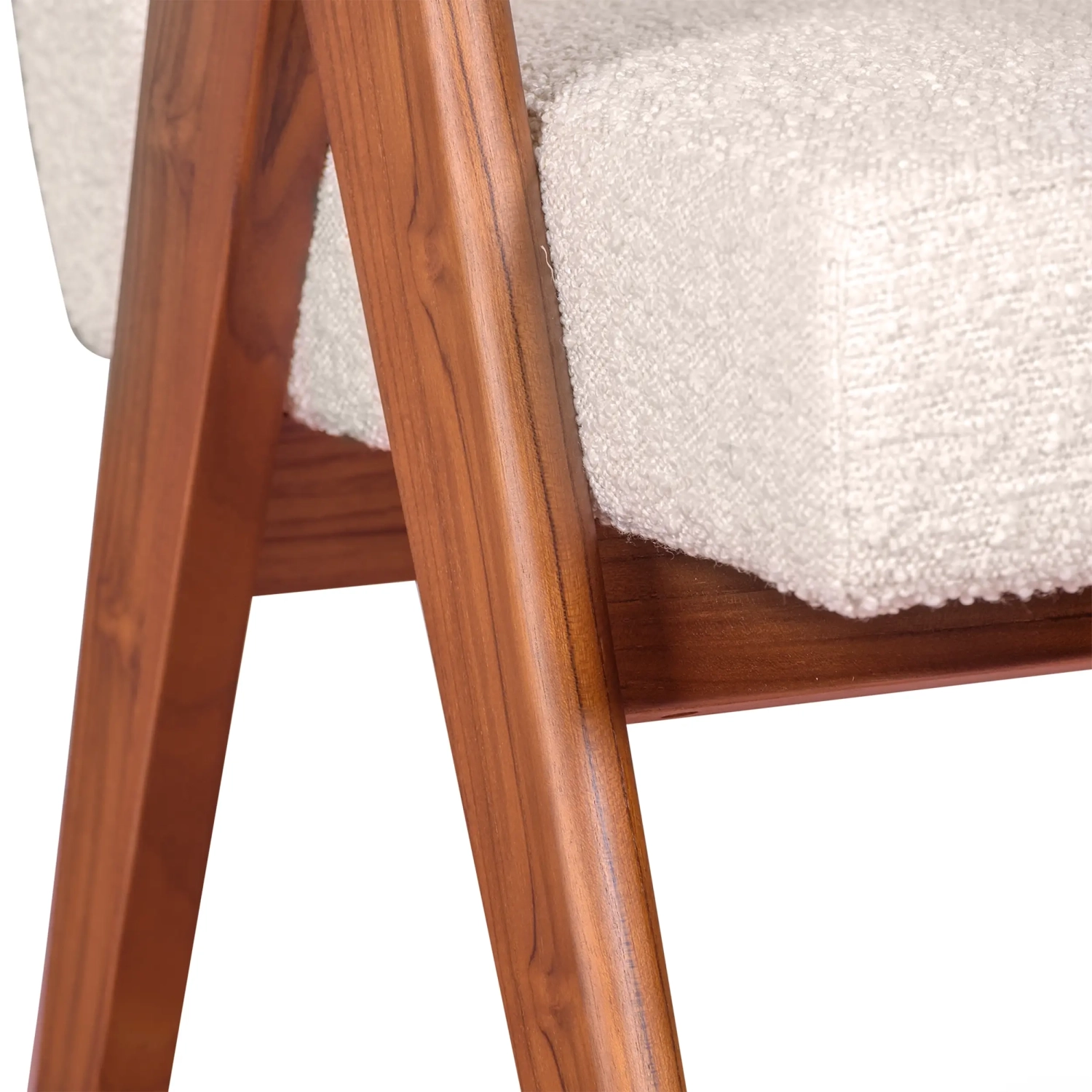 Chaise Compass - Design rétro en bois de teck - Meubles Concept
