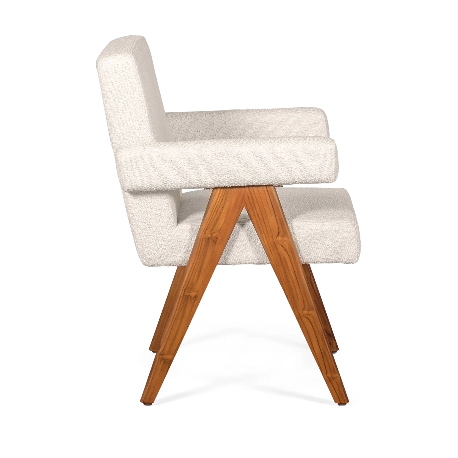 Chair Compass - Vintage Retro Design in Teak Wood - Mobelarium