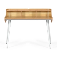 Mesa de secretária Oakland - Madeira de carvalho e design moderno - - Madeira de carvalho e design moderno Mueble Design