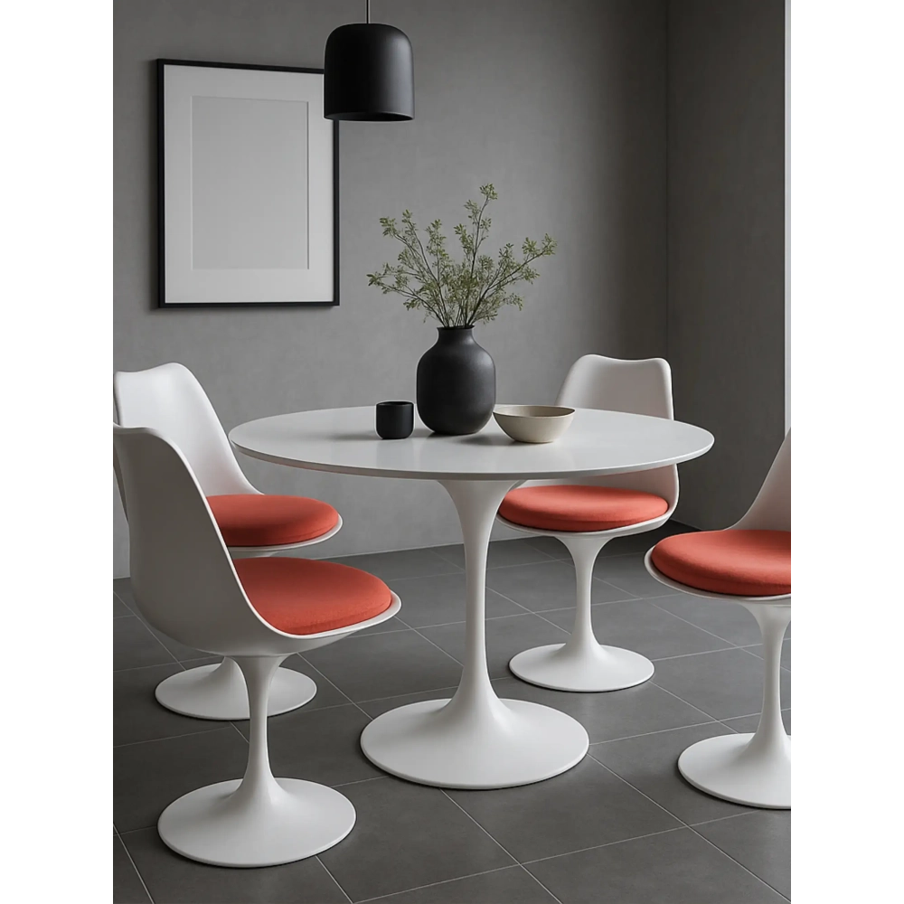 Tulip Chair Replica - Designer chairs with cushion - Mueble Design