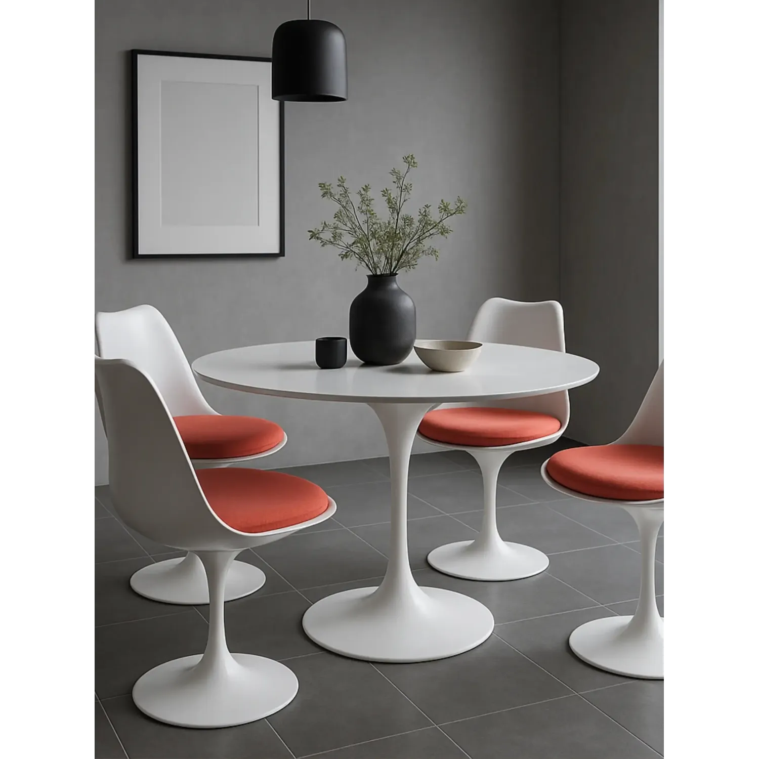 Cadeira Tulip Replica - Cadeiras de design com almofada - Móveis de design