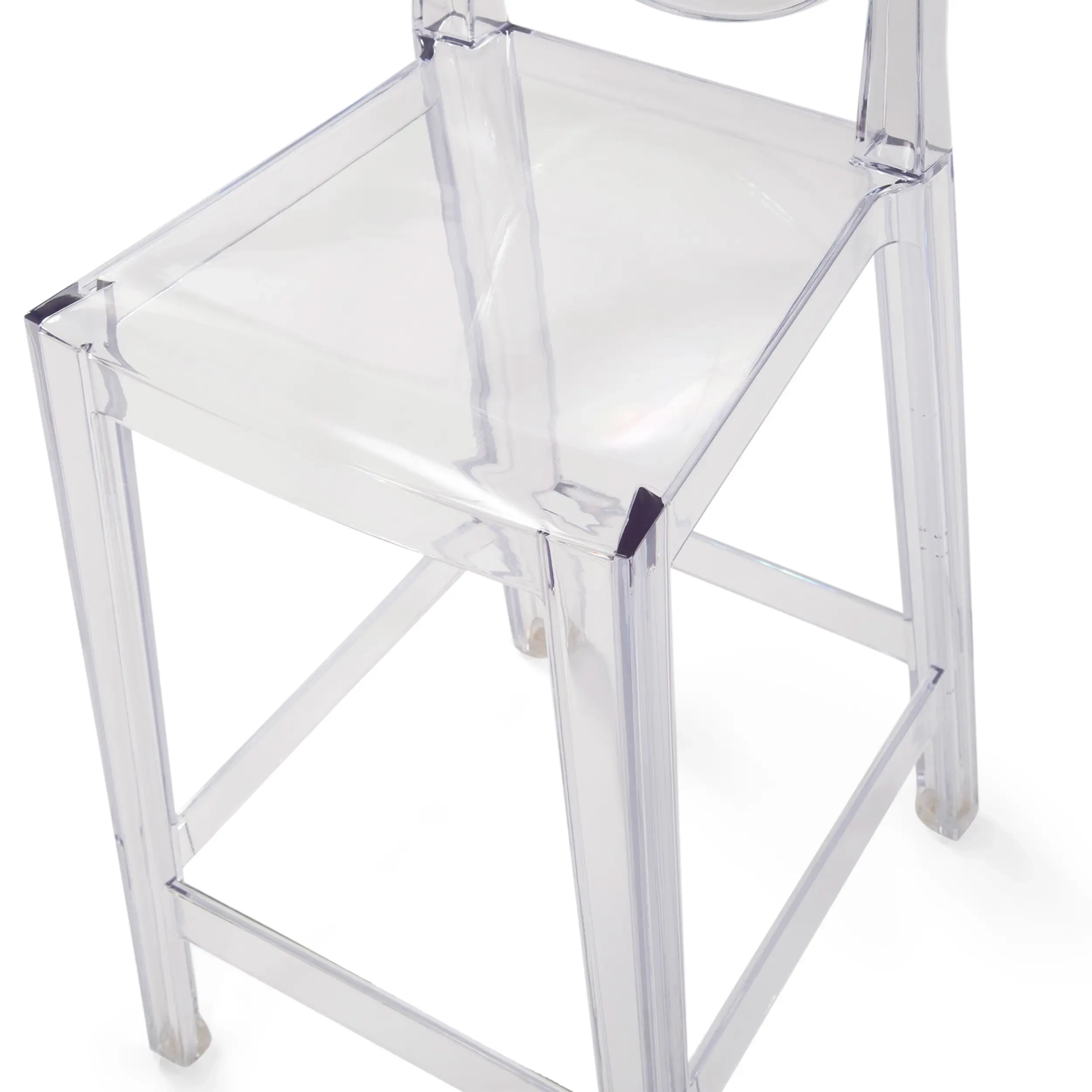 Réplica del taburete transparente Victoria Ghost - Mueble Design