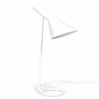 Lámpara de sobremesa Jhon | Diseño inspirado en Arne Jacobsen en acero