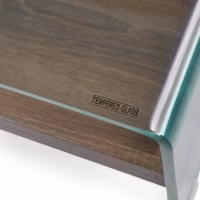 Coffee table Pot : Tempered glass with wooden drawer