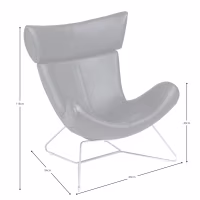 Butaca Emola Chair en Piel Italiana | Butaca moderna de diseño premium