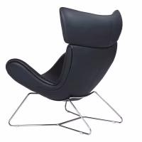 Emola Cadeira em pele italiana: poltrona moderna com design de alta qualidade