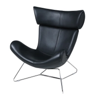 Emola Stuhl aus italienischem Leder : Moderner Sessel im Premium-Design