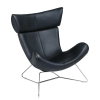 Emola Židle v italské kůži : Moderní křeslo v prvotřídním designu
