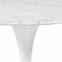 Lotus Coffee Table 120cm in Marble Carrara
