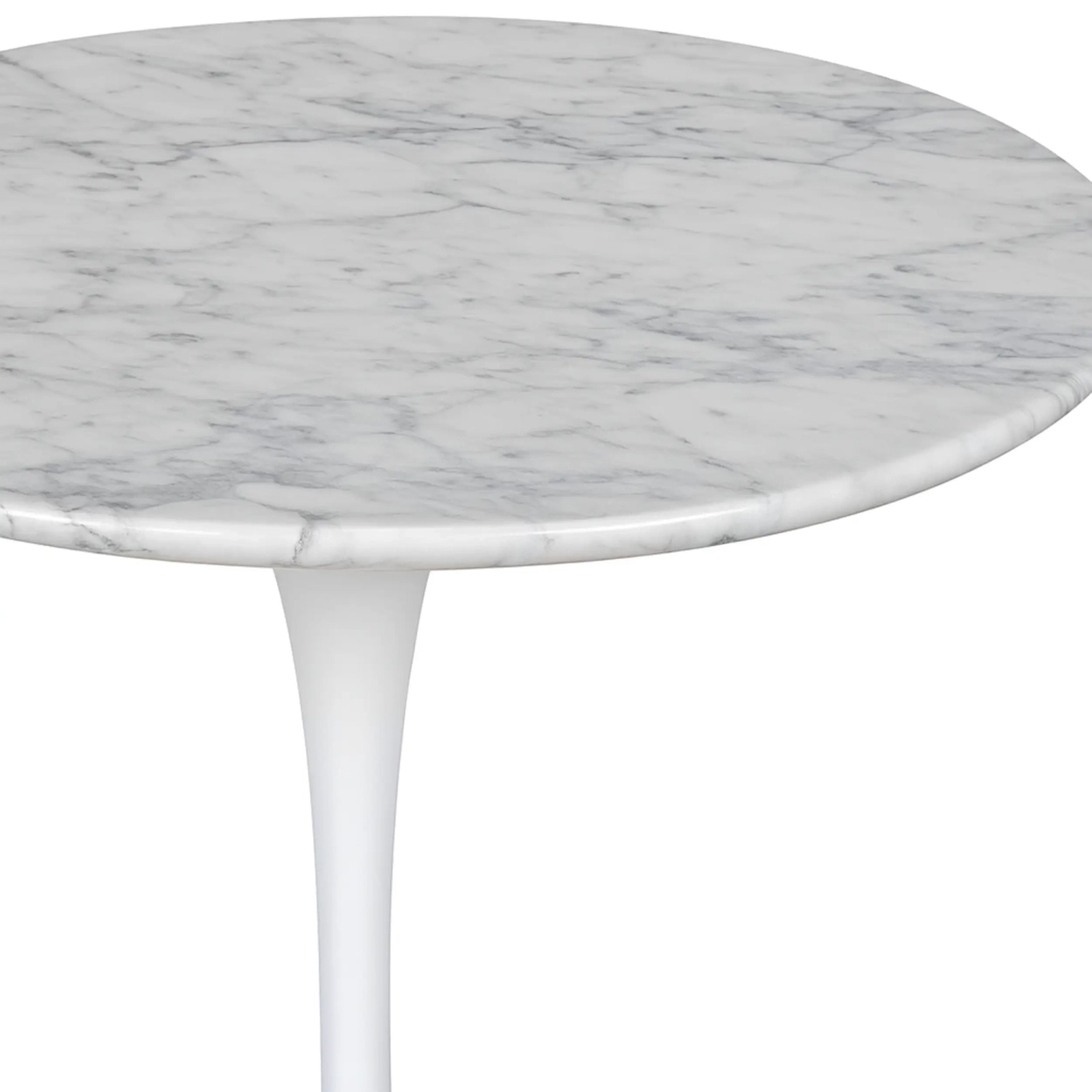 Mesa de apoio Inspiration Tulip Mesa de apoio em mármore de Carrara Ø50 cm Mueble Design