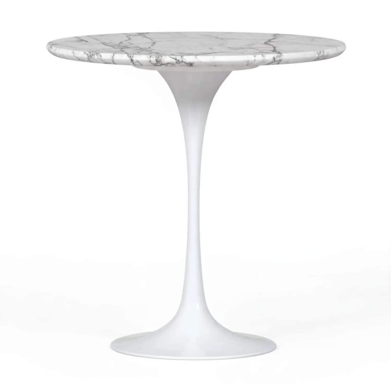Mesa de apoio Inspiration Tulip Mesa de apoio em mármore de Carrara Ø50 cm Mueble Design