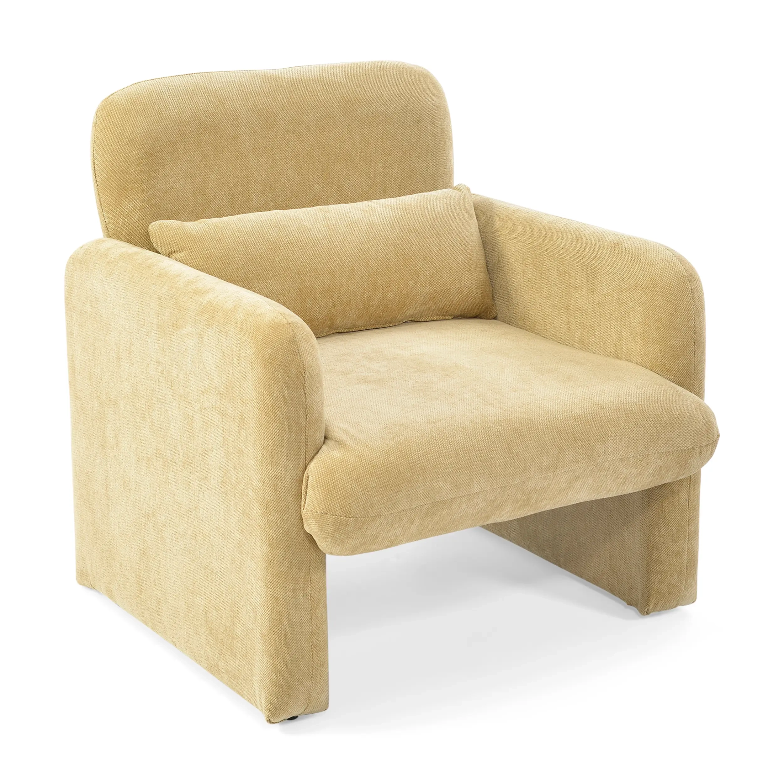 Sillón Bristol minimalista tapizado | Espuma alta densidad