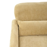 Cadeirão estofado minimalista Bristol estofado em espuma de alta densidade