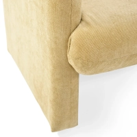 Bristol minimalist upholstered armchair : High-density foam
