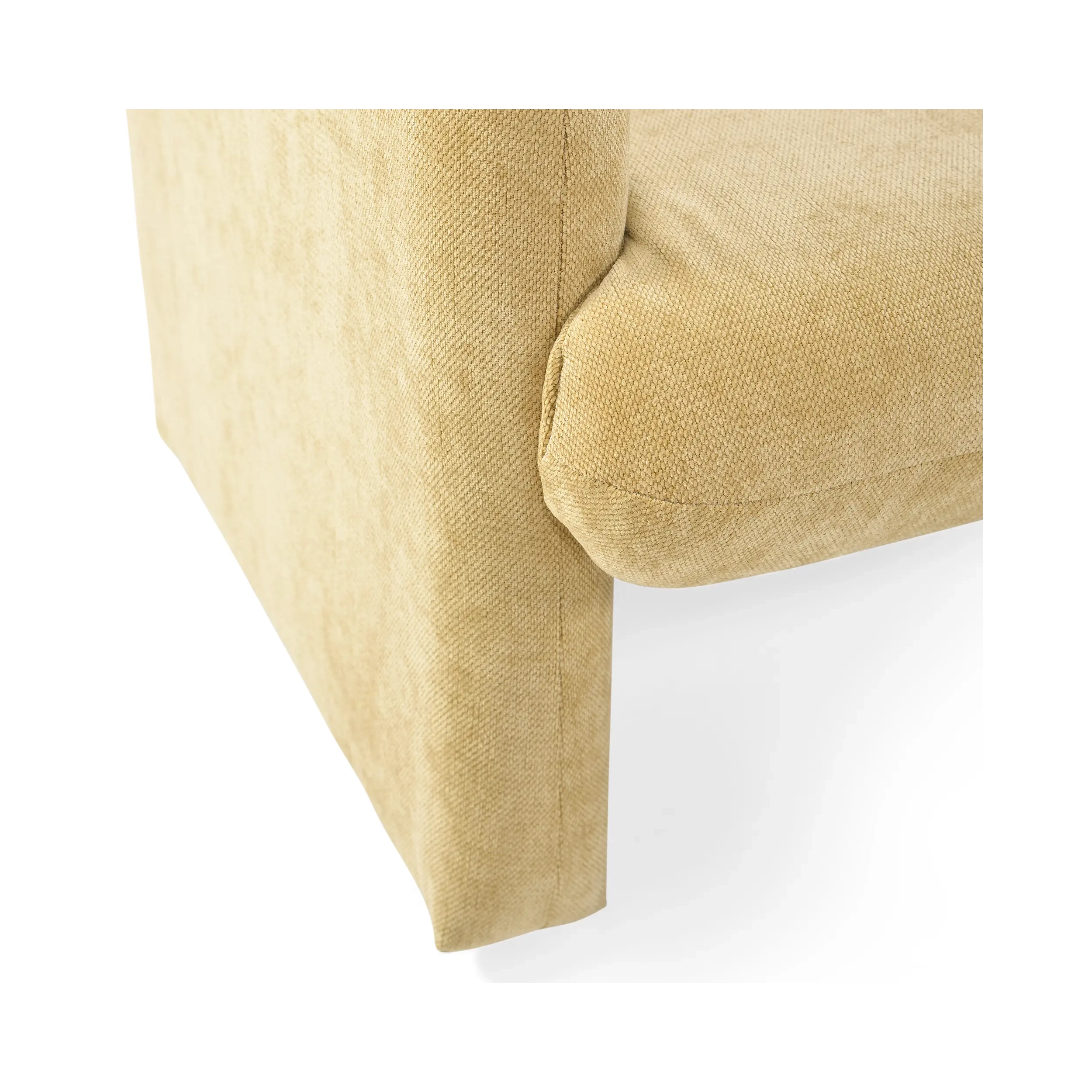 Sillón Bristol minimalista tapizado | Espuma alta densidad