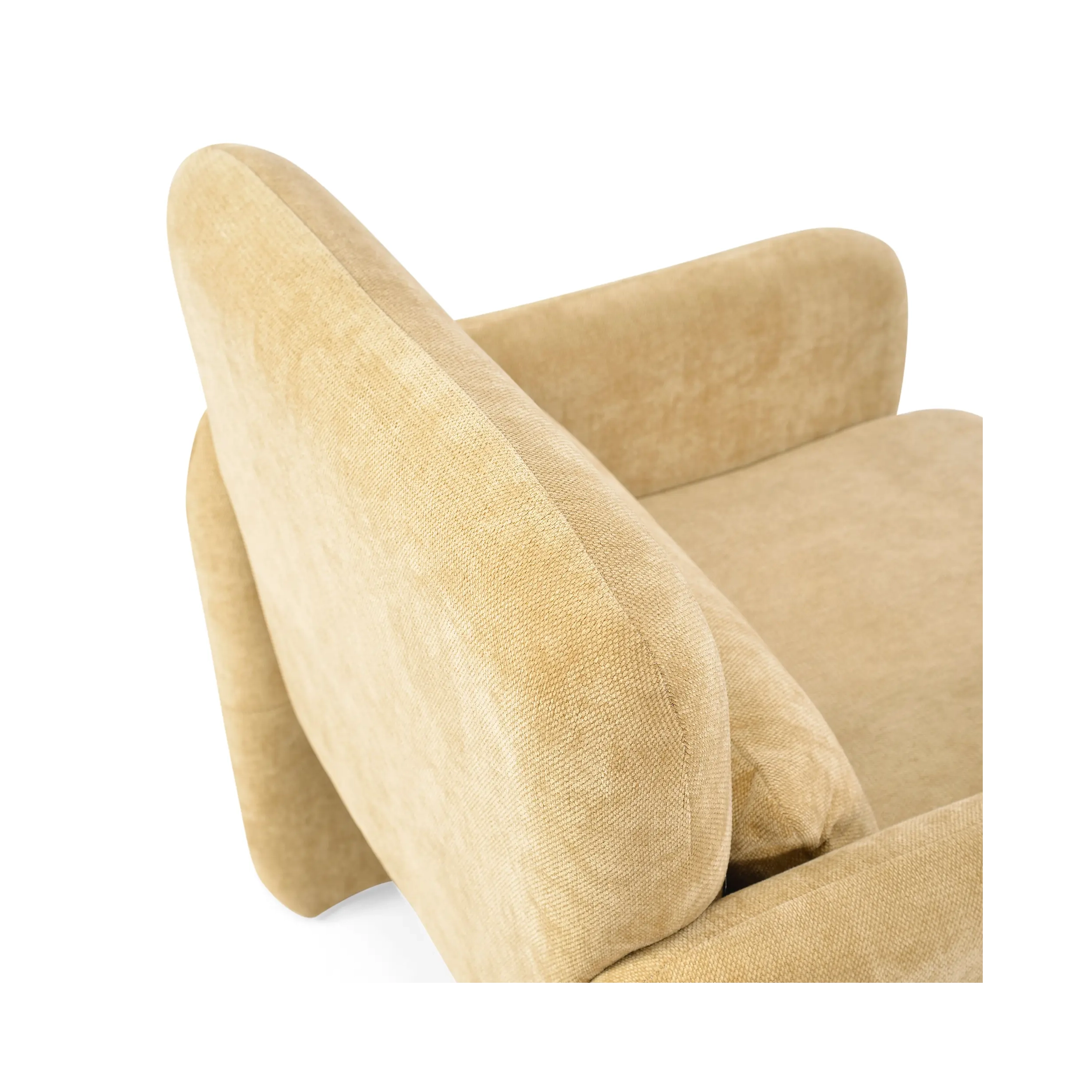 Bristol minimalist upholstered armchair : High-density foam