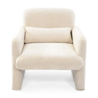 Sillón Bristol minimalista tapizado | Espuma alta densidad
