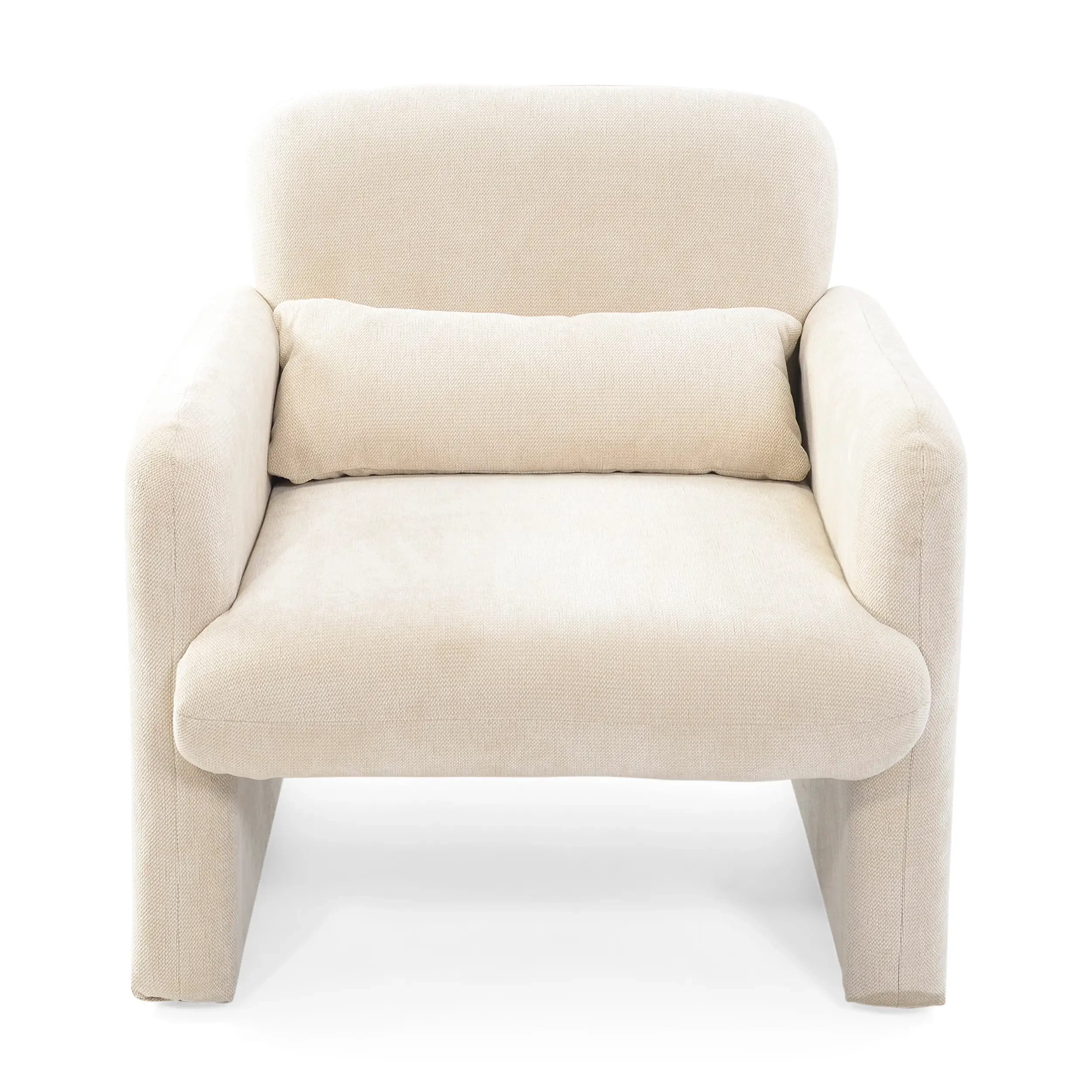 Bristol minimalist upholstered armchair : High-density foam