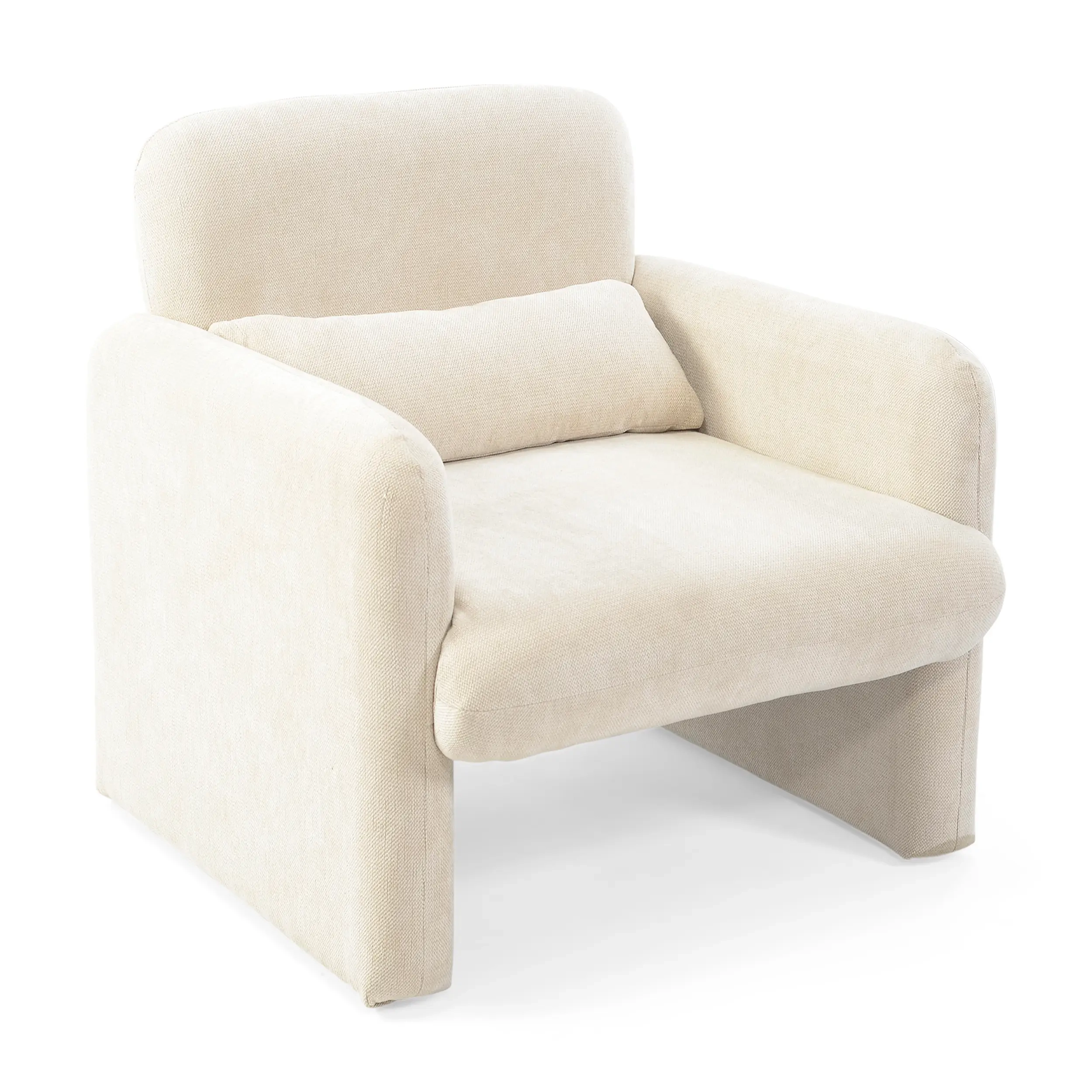 Sillón Bristol minimalista tapizado | Espuma alta densidad
