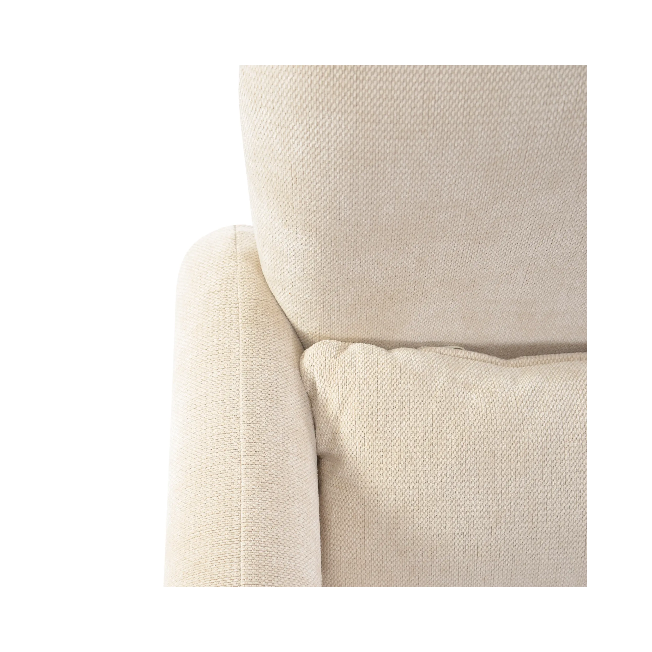 Bristol minimalist upholstered armchair : High-density foam