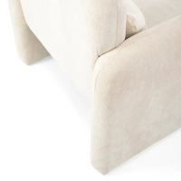 Bristol minimalist upholstered armchair : High-density foam