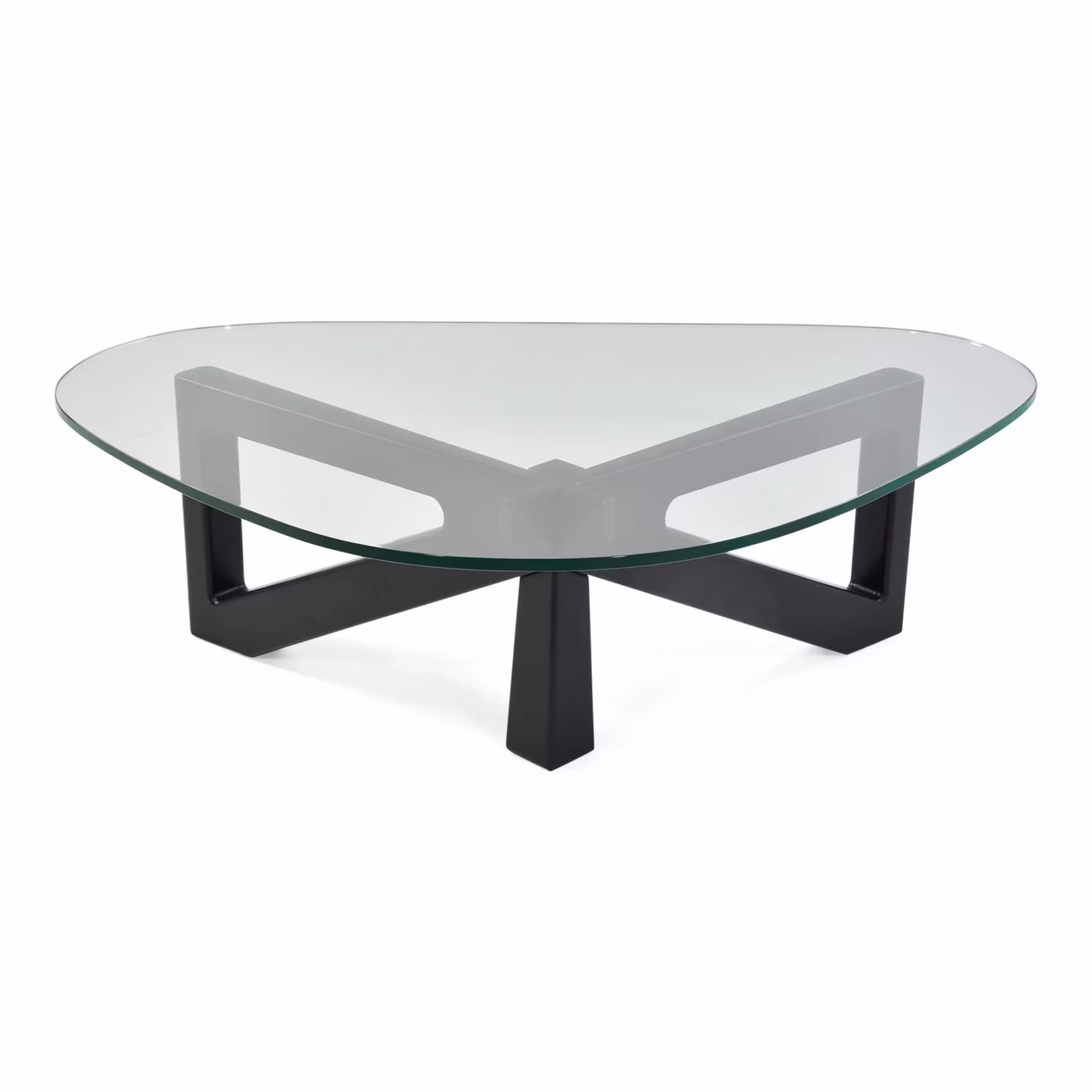 Mesa de centro de diseño en cristal templado - Nodda