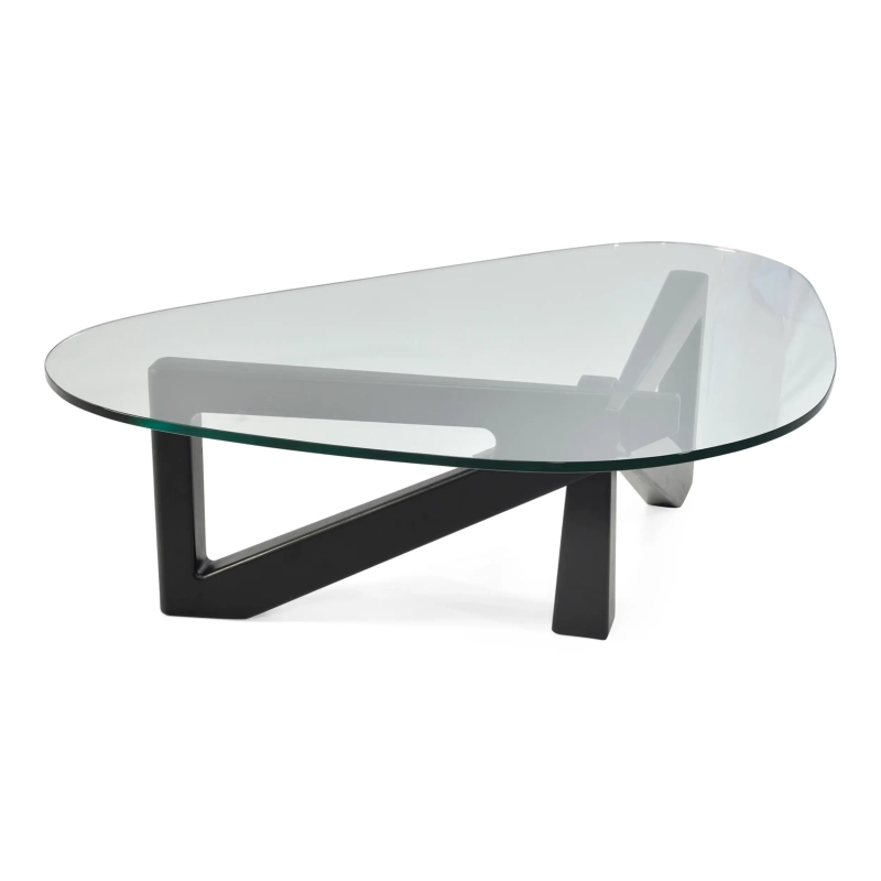 Tavolino di design in vetro temperato - Nodda