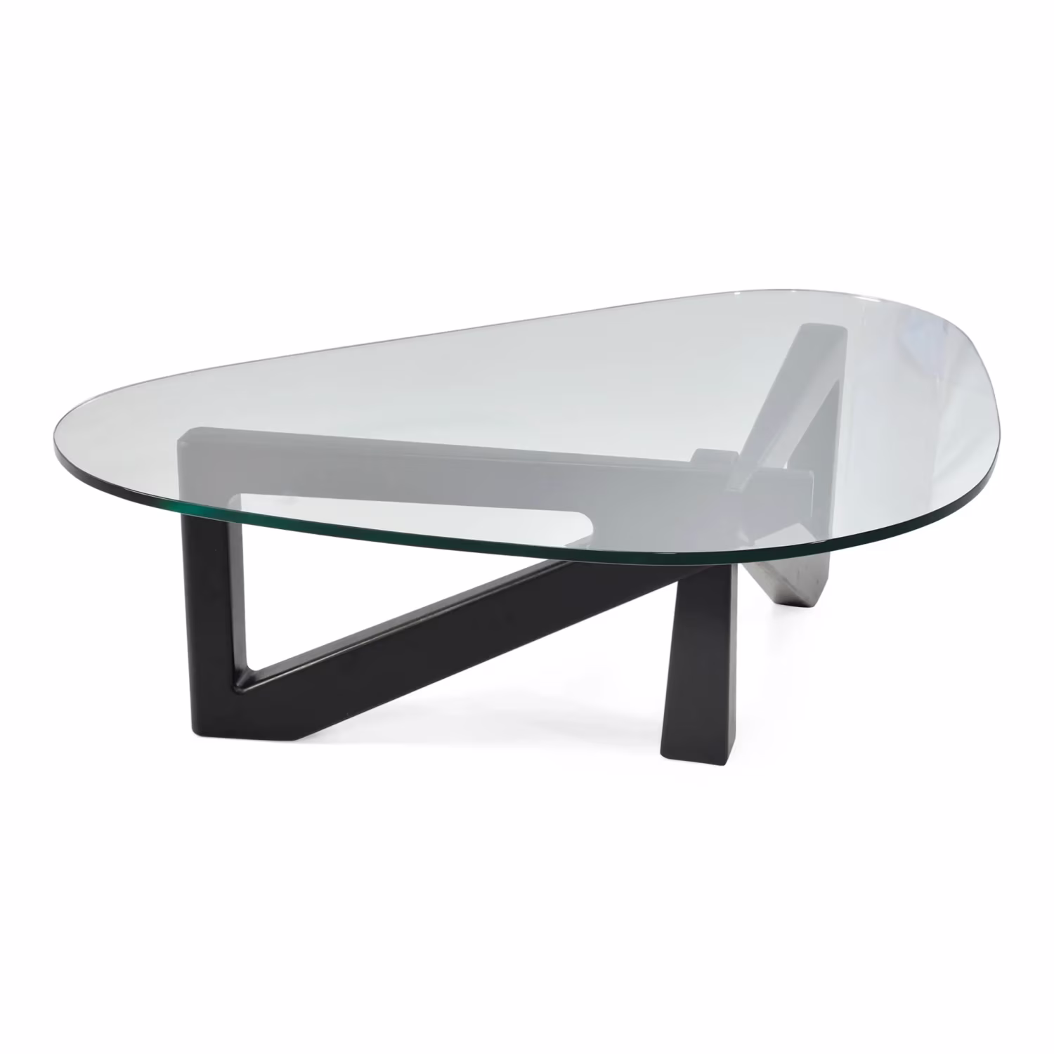 Mesa de centro de diseño en cristal templado - Nodda