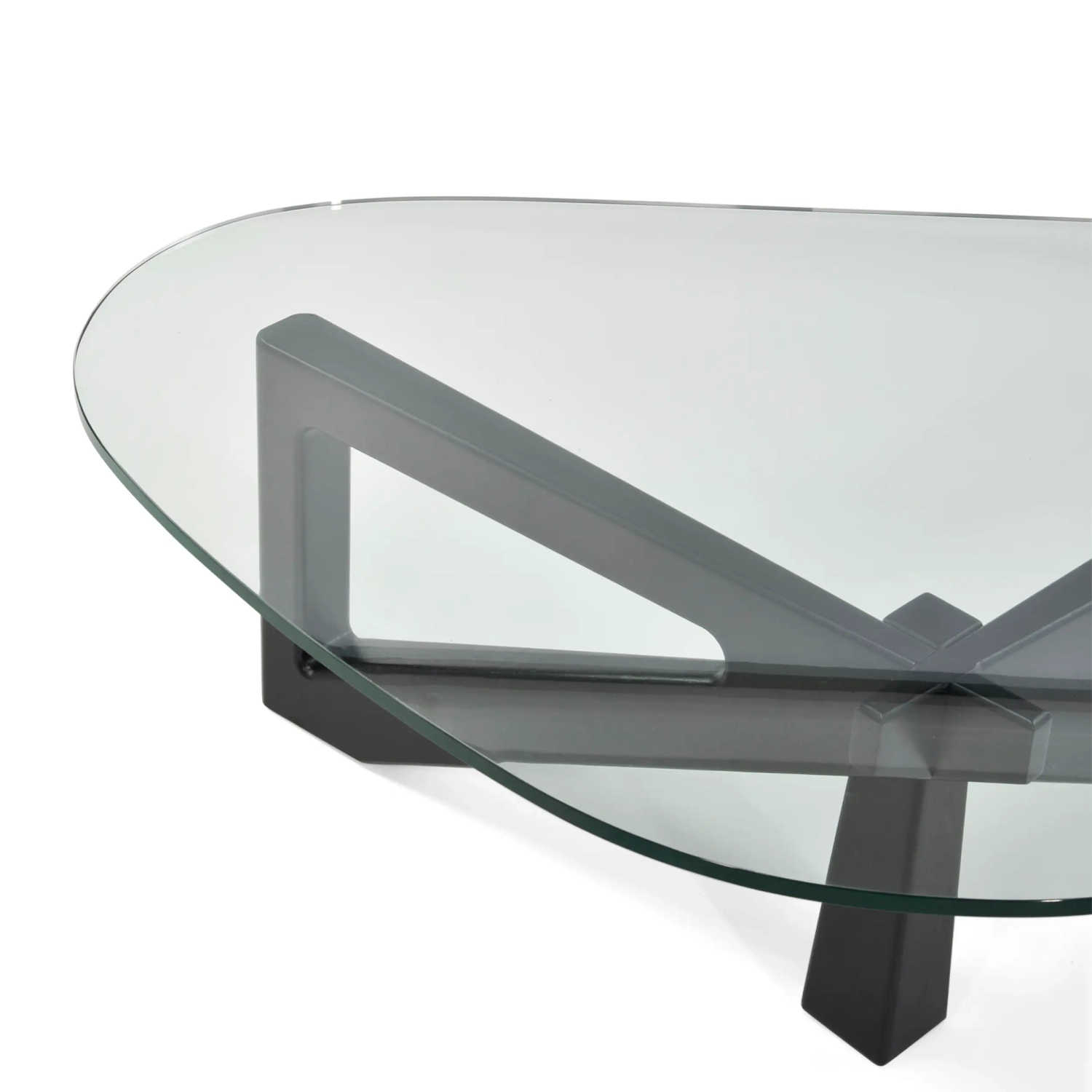 Designat soffbord i härdat glas - Nodda