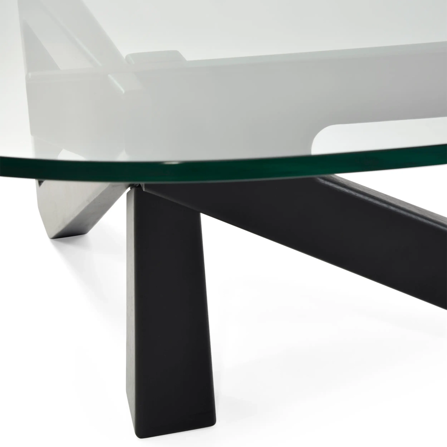 Tavolino di design in vetro temperato - Nodda