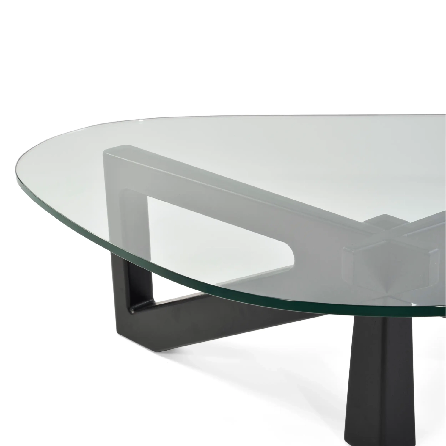Table basse design en verre trempé - Nodda