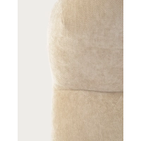 Cadeirão de design estofado Basel, estilo minimalista e confortável