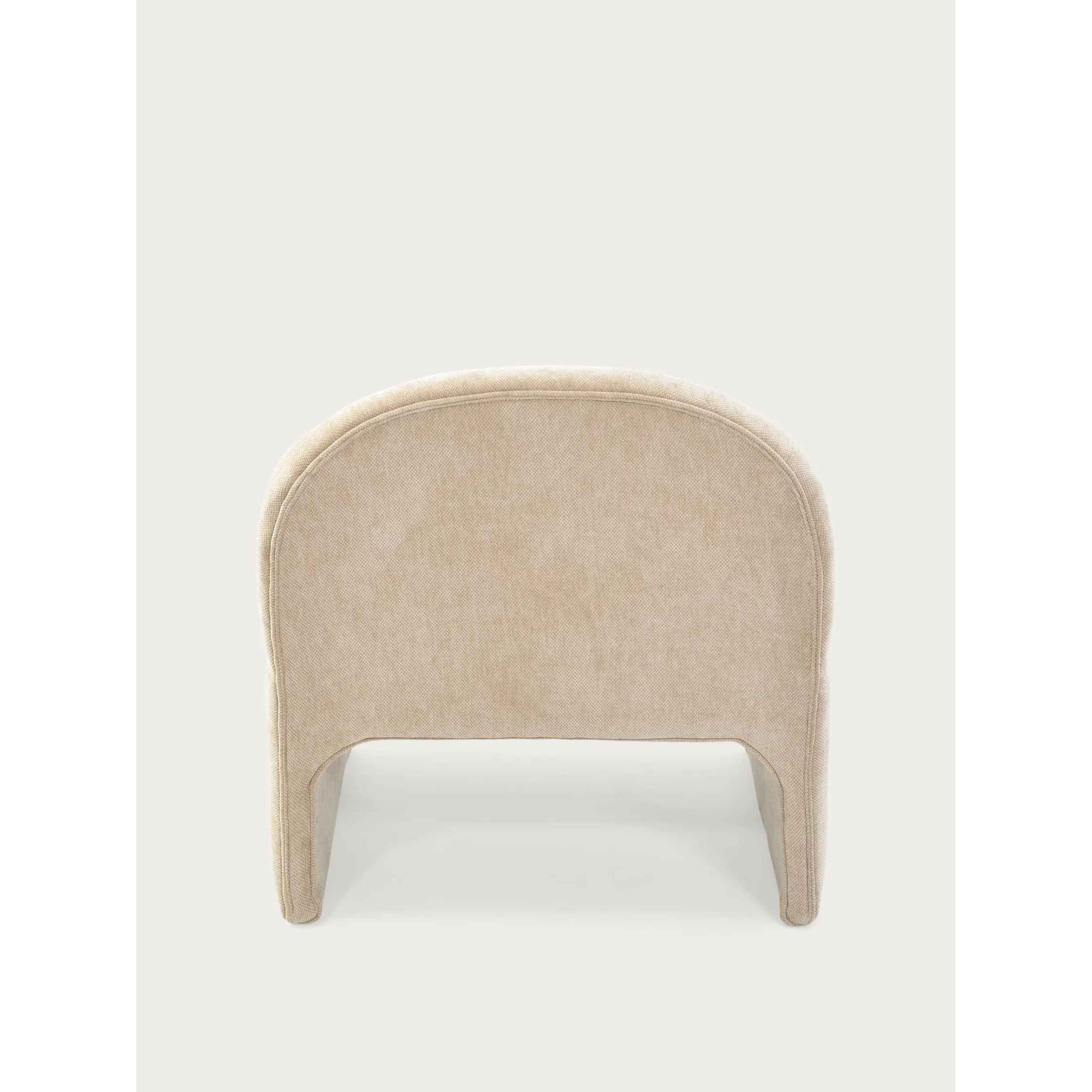 Sillón de diseño tapizado Basel, estilo minimalista y cómodo