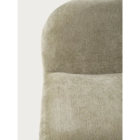 Cadeirão de design estofado Basel, estilo minimalista e confortável