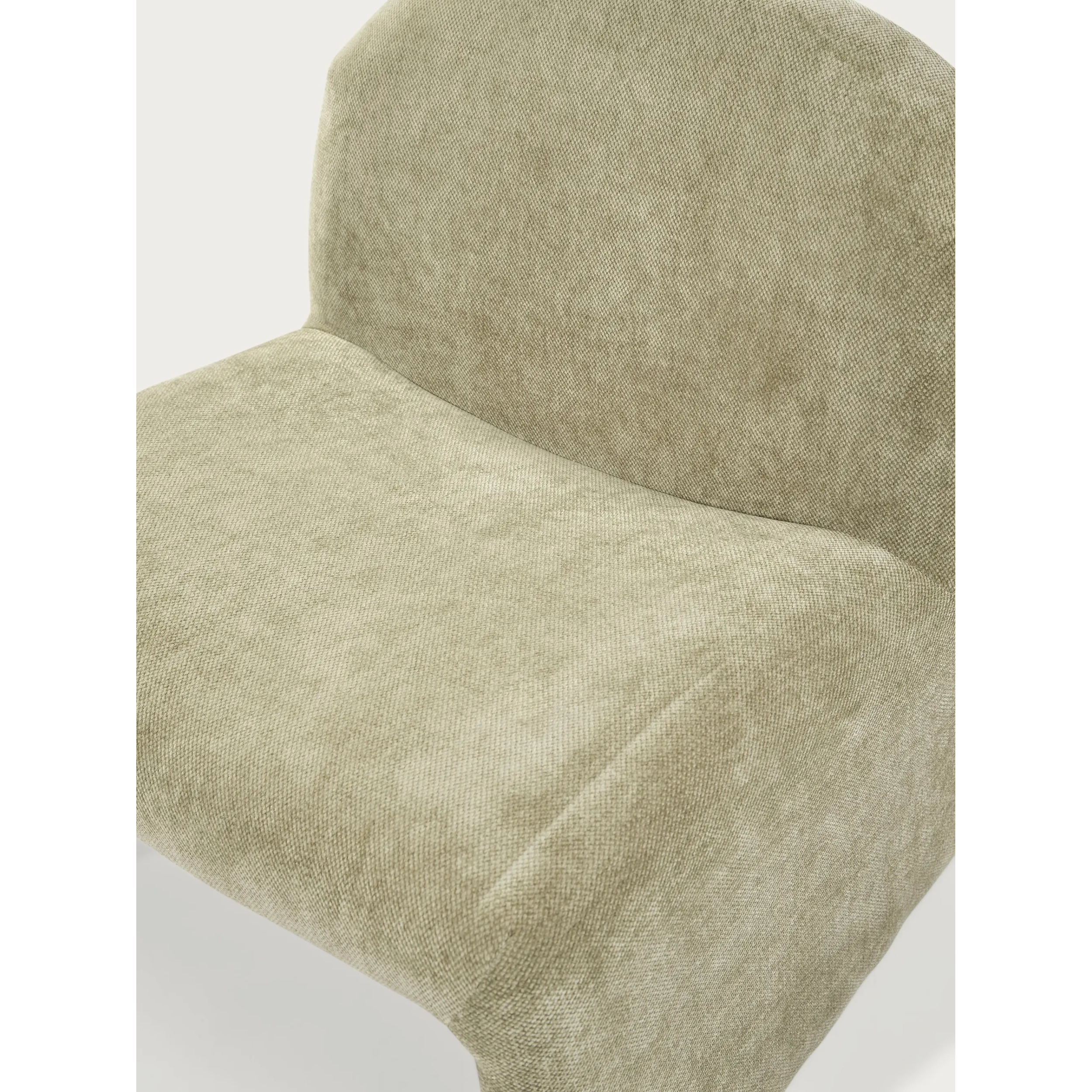 Basel upholstered design armchair, minimalist and comfortable style