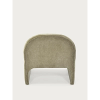 Sillón de diseño tapizado Basel, estilo minimalista y cómodo
