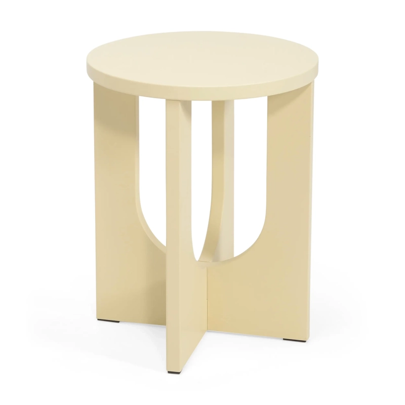 Tavolino in legno Flop | Design laccato rotondo 40 cm