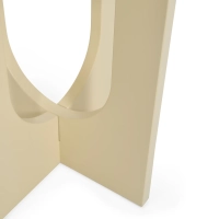 Table d'appoint en bois Flop - rond laqué 40 cm