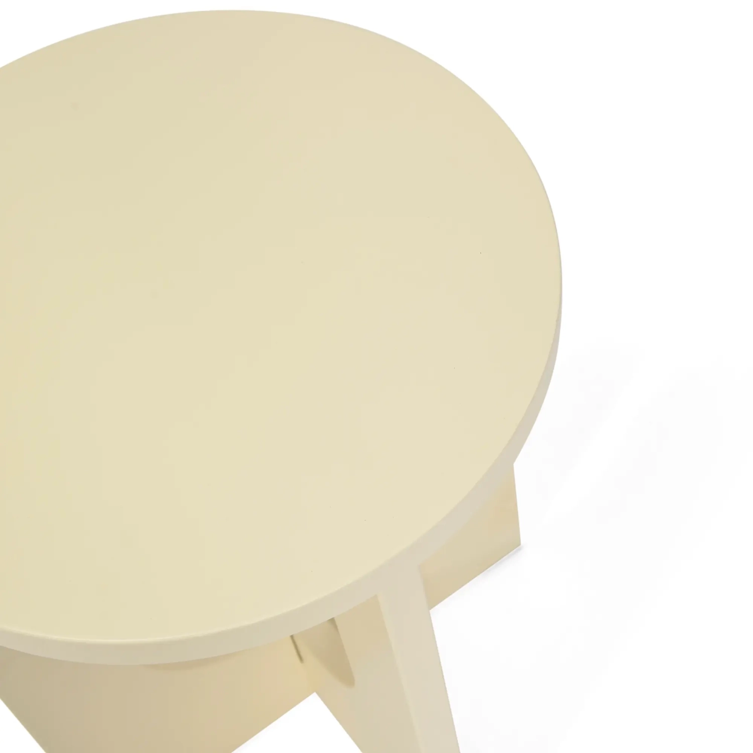 Tavolino in legno Flop | Design laccato rotondo 40 cm