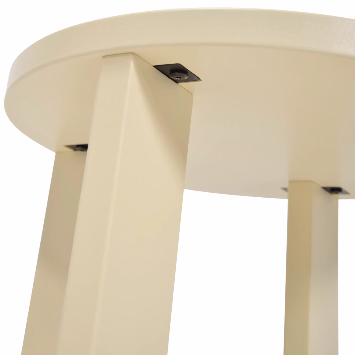 Mesa auxiliar de madera Flop | Diseño redondo lacado 40 cm