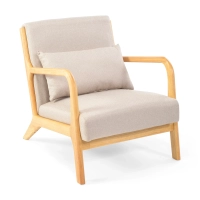 Sillón nórdico con cojín lumbar - Colmar