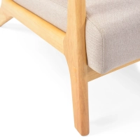 Sillón nórdico con cojín lumbar - Colmar