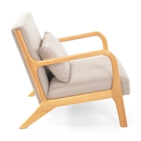 Sillón nórdico con cojín lumbar - Colmar