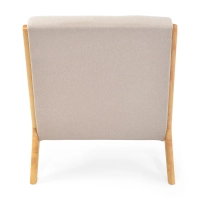 Armchair scandinavian with lumbar cushion - Colmar